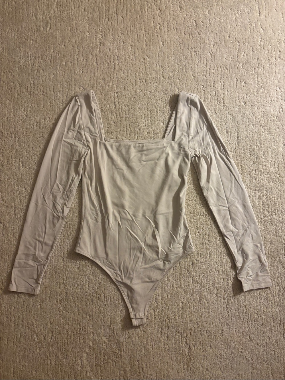 Aritzia Babaton Headway Square-Neck Long Sleeve Bodysuit